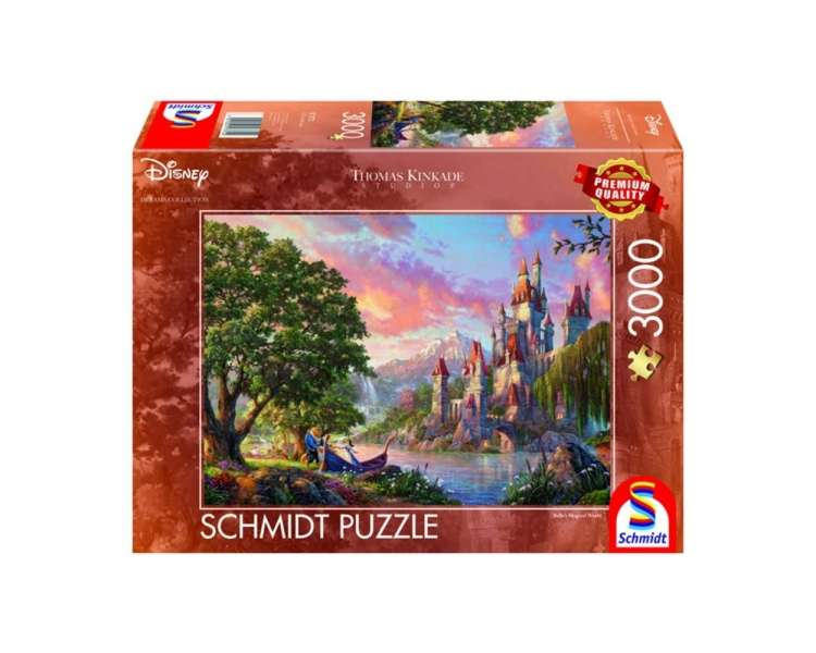 Rompecabezas Schmidt - Thomas Kinkade: El mundo mágico de Bella de Disney (3000 piezas) (SCH7372)