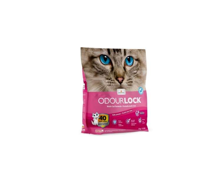 Intersand - Catlitter Odour Lock Baby Powder 6kg - (77797921006)