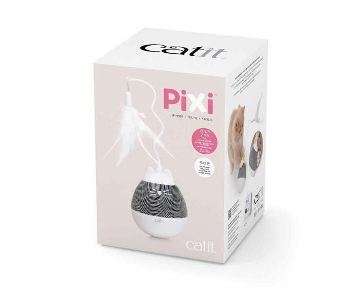 CATIT - Pixi Spinner White & Grey - (787.0180)