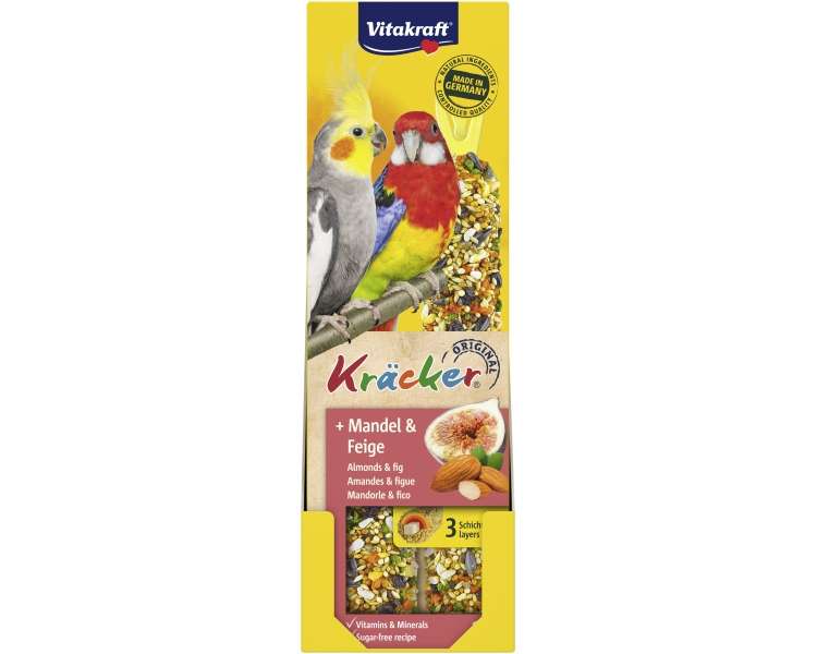 Vitakraft - Kräcker® almond and fig, for parakeets