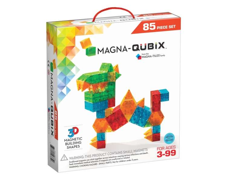 Magna-Tiles, Magna Qubix 85 piezas, (90231)