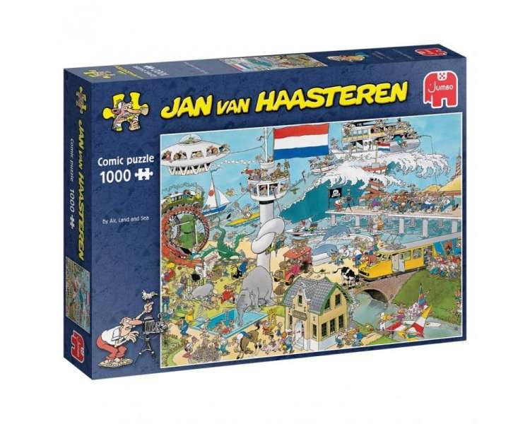 Jan Van Haasteren - By Land Air and Sea   - 1000 Piece Puzzle (81912)