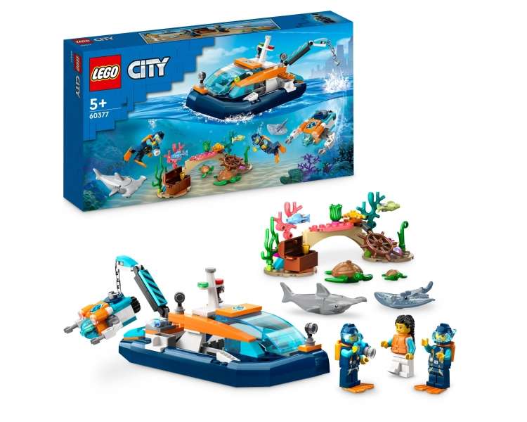 LEGO City, Barco de Buceo Explorador (60377)