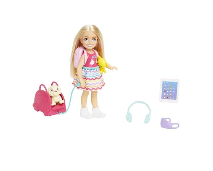 Barbie - Chelsea Travel Set With Puppy (HJY17)