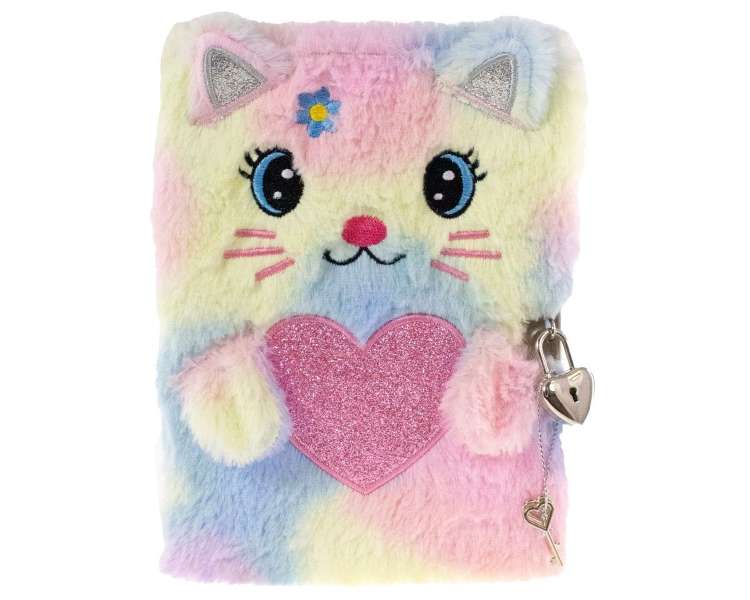 Tinka - Plush Diary - Cat w. Lock (8-802121)