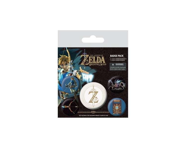 The Legend of Zelda: Breath of the Wild - Badgepack