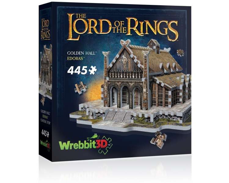 Wrebbit 3D Puzzle - Lord of the Rings - Golden Hall Edoras (40970042)