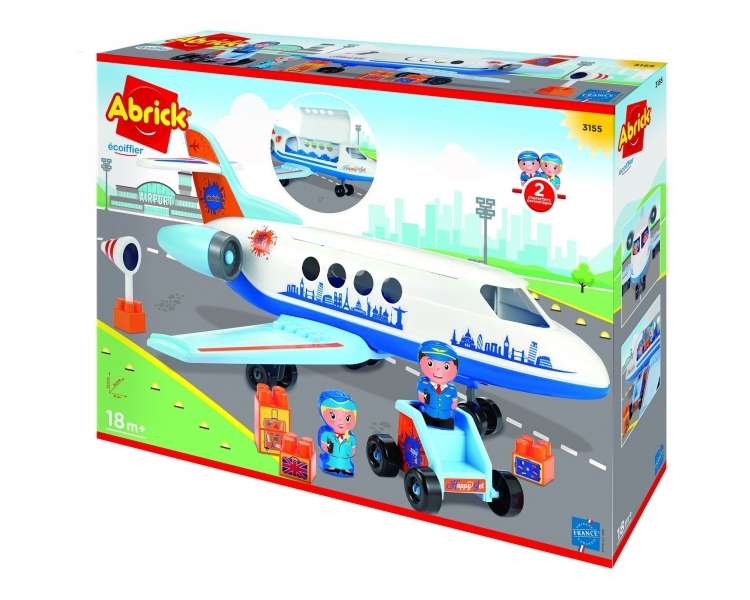 Abrick - Airplane w. figures & accessories (I-3155)