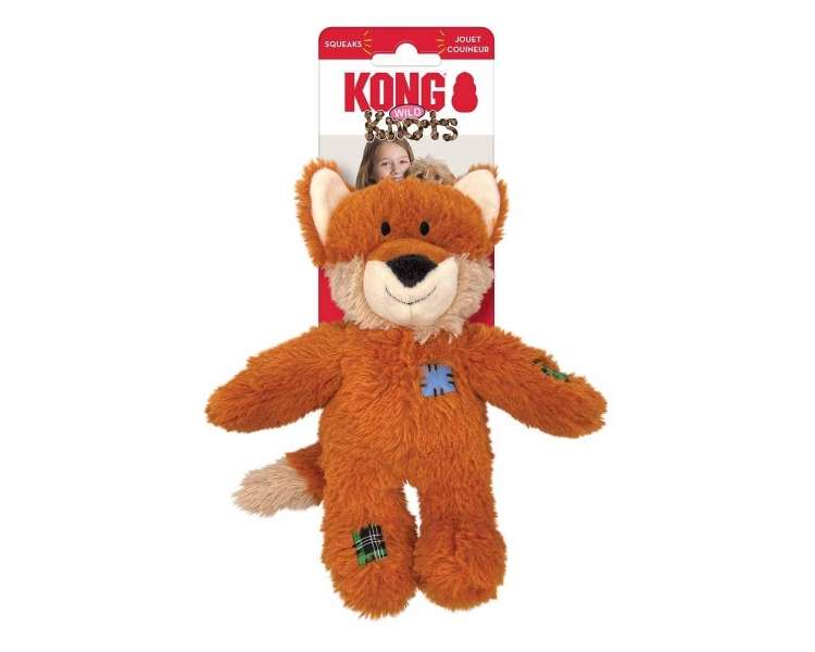 KONG - Wild Knots Fox Squeak Toy S/M (634.7374)