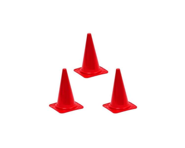 AKITA - 3 x Cone Red 28cm height