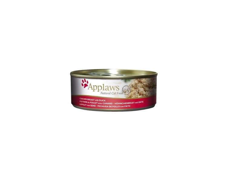 Applaws - 24 x Wet Cat Food 156 g - Chicken & Duck