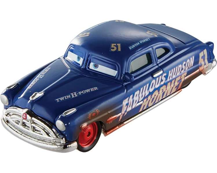 Cars 3 - Fundido a presión - Pista de tierra Fabulous Hudson Hornet (DXV70)