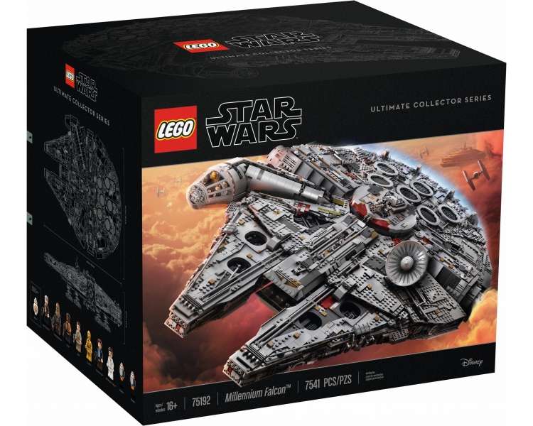 Lego millennium falcon 75192 best sale build time