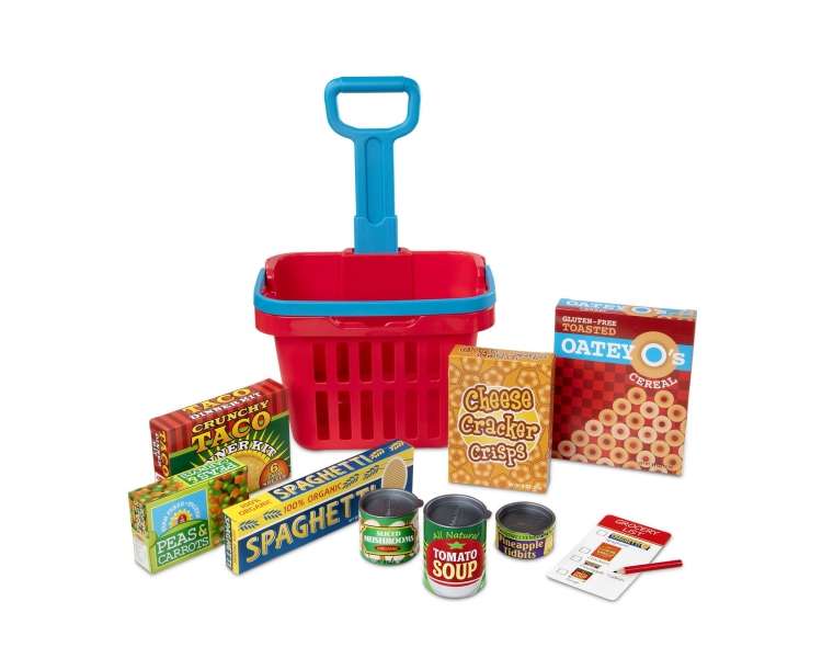 Melissa & Doug - Grocery Basket Play Set (14073)