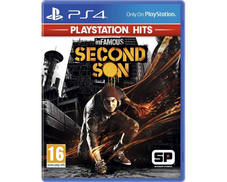 inFAMOUS: Second Son (Playstation Hits) Juego para Consola Sony PlayStation 4 , PS4