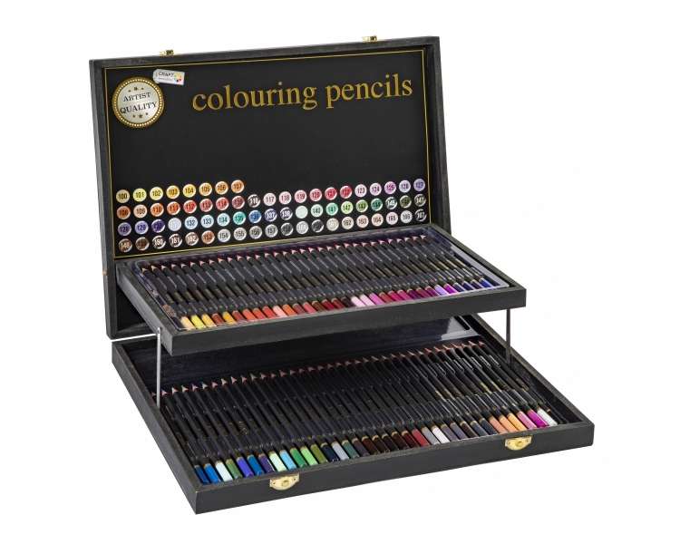 Craft Sensations - Colouring pencils, 68 pcs in wooden box - (K-CR0472/GEA)