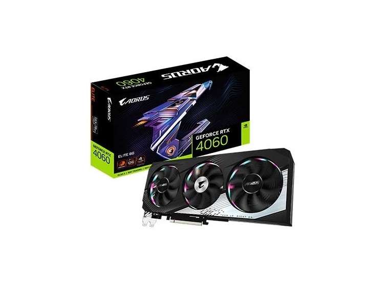 VGA GIGABYTE RTX 4060 AORUS E 8GB GDDR6