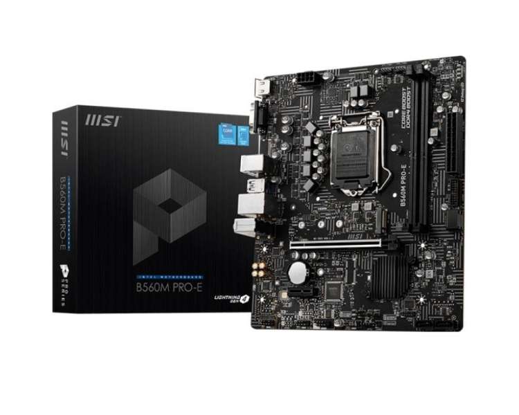 Placa base msi b560m pro-e socket 1200/ micro atx