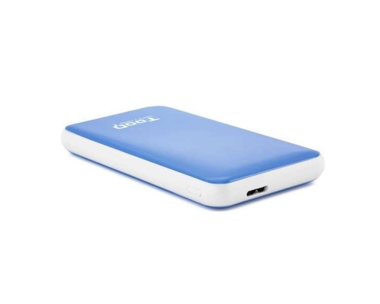 Caja externa para disco duro de 2.5' tooq tqe-2528bl/ usb 3.1/ sin tornillos