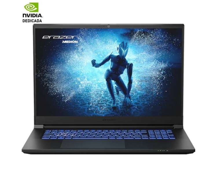 Portátil gaming medion erazer defender p40 intel core i7-13700hx/ 16gb/ 1tb ssd/ geforce rtx 4060/ 17.3'/ sin sistema operativo