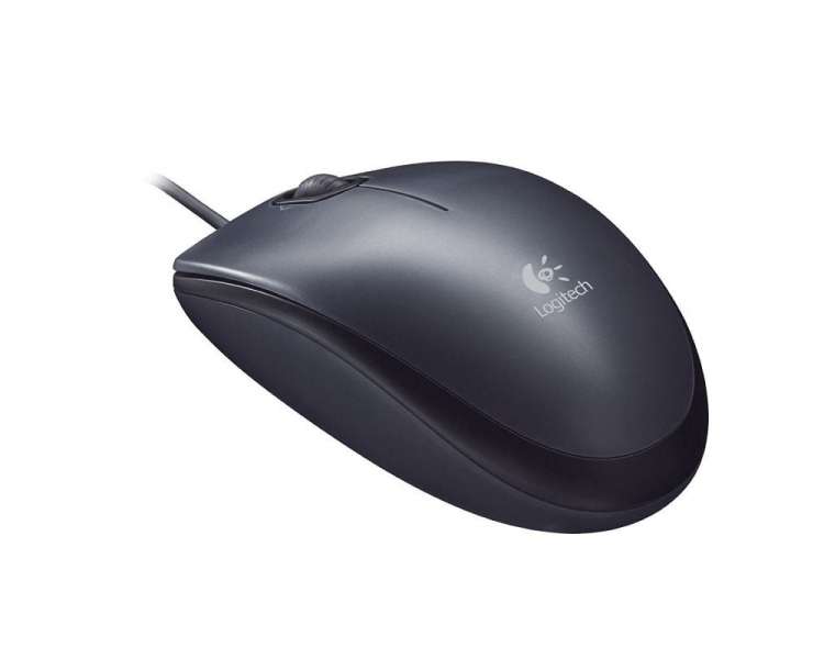 Ratón logitech m90/ hasta 1000 dpi/ gris v2