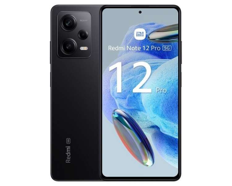 Smartphone xiaomi redmi note 12 pro 8gb/ 128gb/ 6.67'/ 5g/ negro medianoche