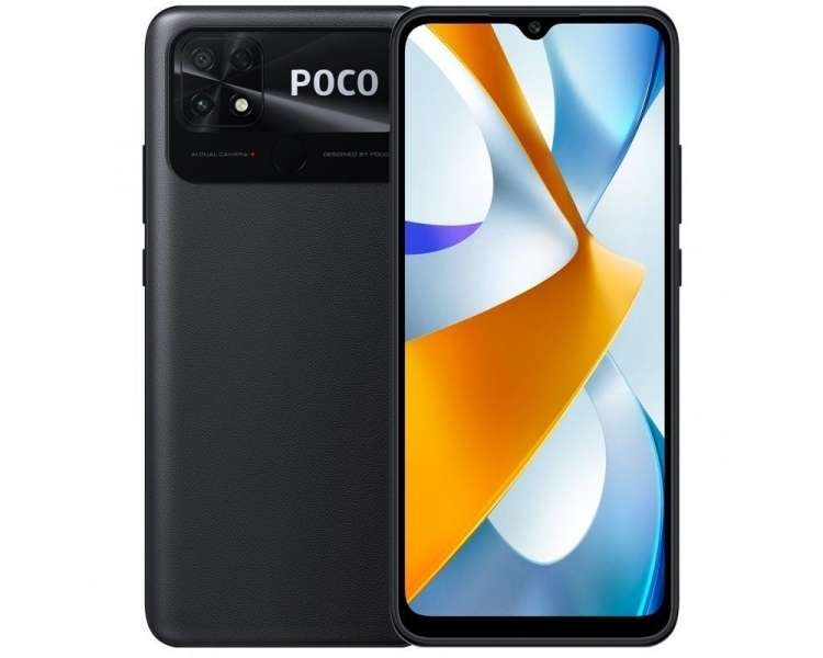 Smartphone xiaomi poco c40 3gb/ 32gb/ 6.71'/ negro asfalto