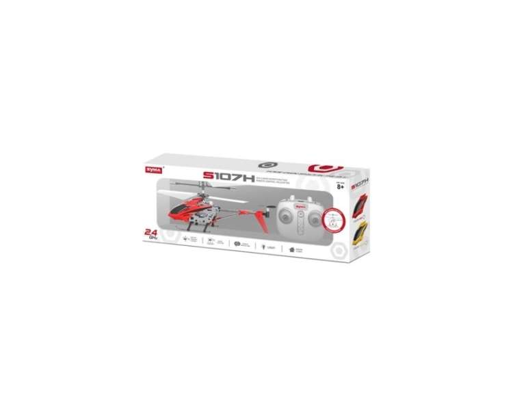 Syma - R/C S107H Helicopter 2,4GHz 23 cm Red (50402)