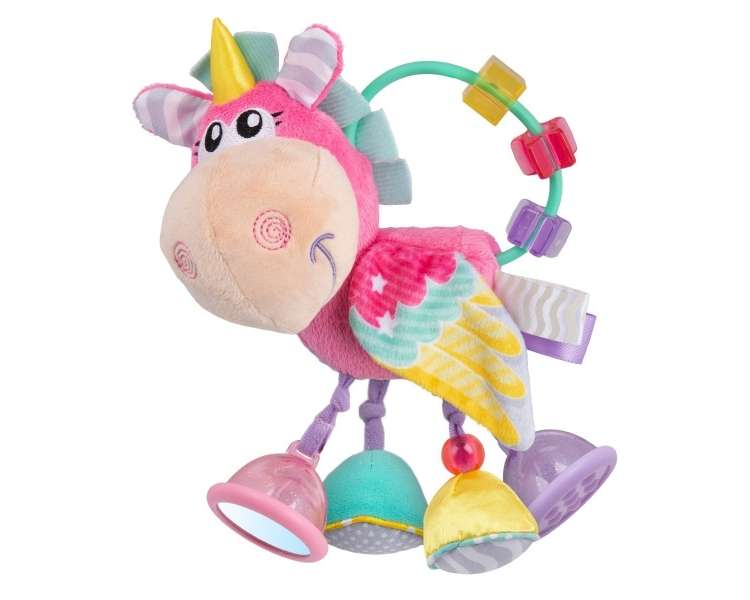 Playgro - Sonajero de actividad de unicornio - Rosa - (10188463)