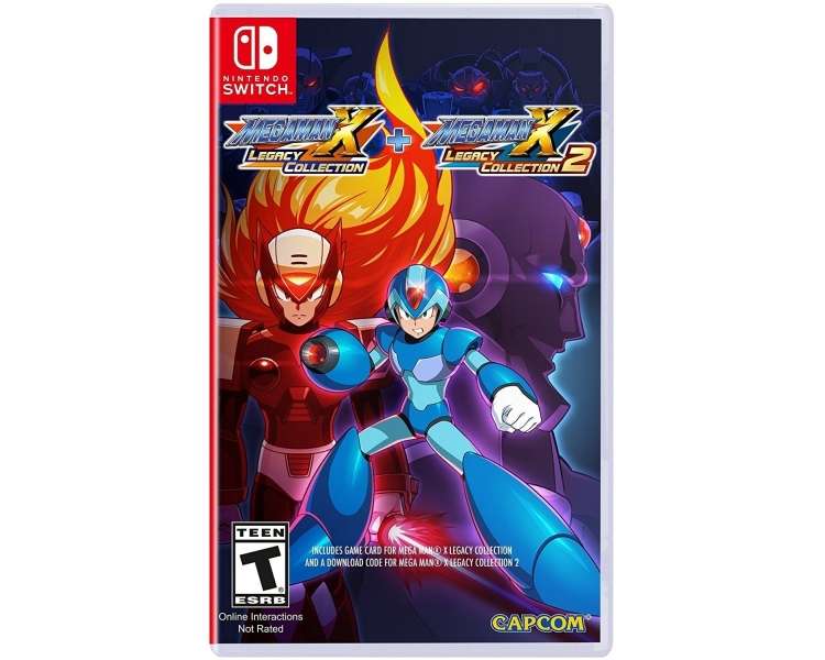 Mega Man X Legacy Collection 1 + 2 Nintendo Switch Game Juego para Consola Nintendo Switch