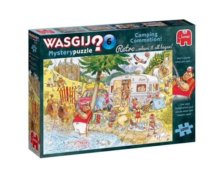 Wasgij - Retro Mystery - N6 Camping-Wah (1000 pieces)