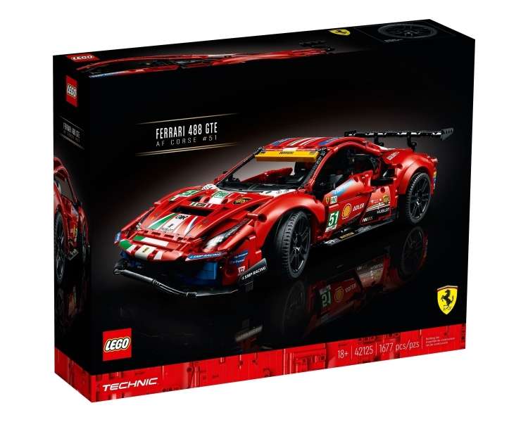 LEGO Technic, Ferrari 488 GTE AF Corse N51 (42125)