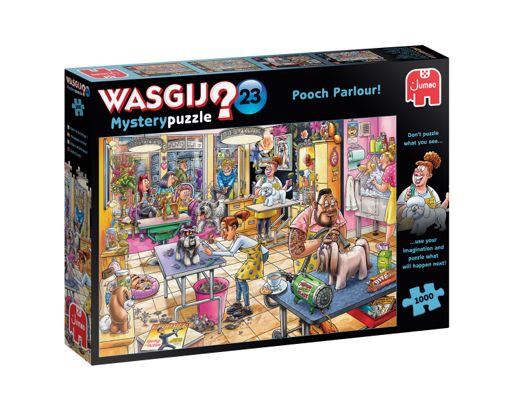 Rompecabezas Wasgij - Misterio - N23 - ¡Salón de Perros! (1000 Piezas) (JUM5018)