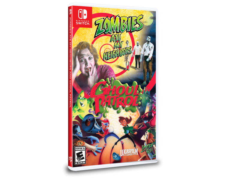 Zombies Ate My Neighbors & Ghoul Patrol Limited Run N112 Juego para Consola Nintendo Switch