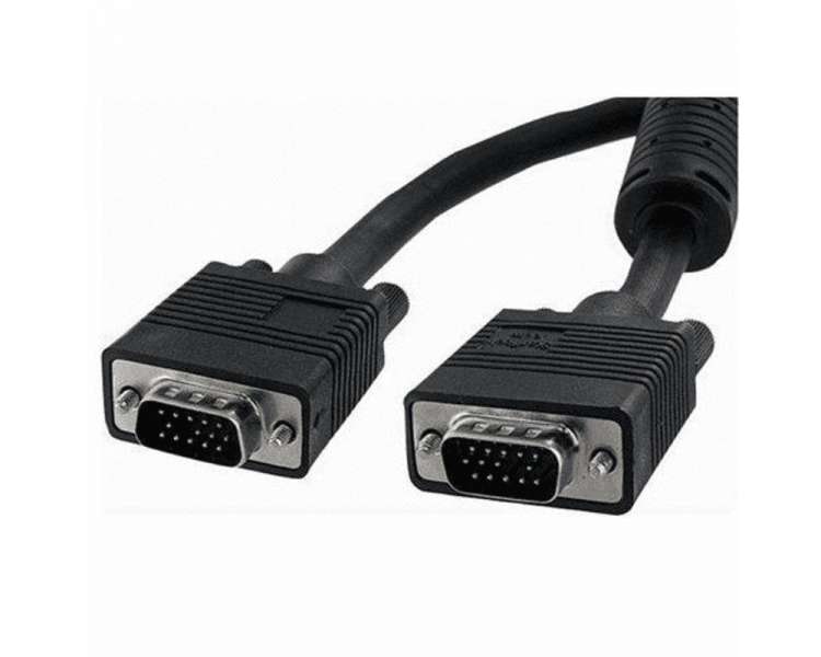 Cable svga 3go cvga3mm/ vga macho - vga macho/ 3m/ negro