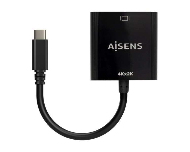 Conversor hdmi 4k 30hz aisens a109-0684/ hdmi hembra - usb tipo-c macho/ 15cm/ negro