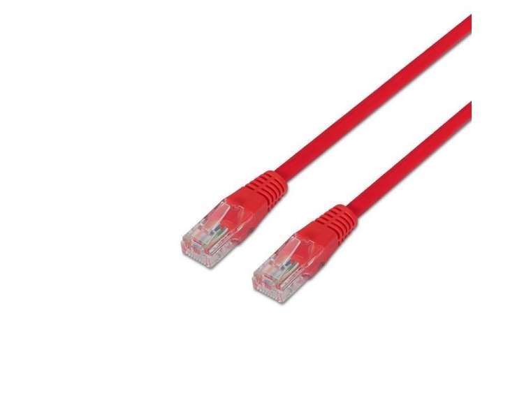 Cable de red rj45 utp aisens a135-0240 cat.6/ 3m/ rojo