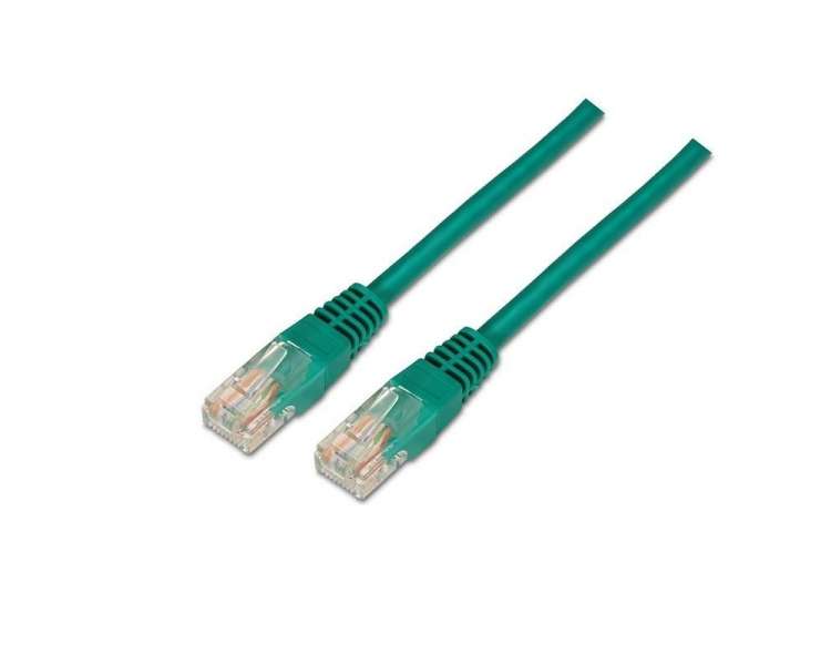 Cable de red rj45 utp aisens a135-0246/ cat.6/ 1m/ verde