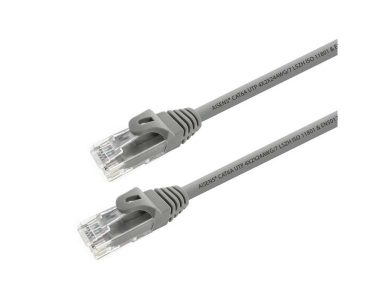 Cable de red rj45 utp aisens a145-0331 cat.6a/ 15m/ gris