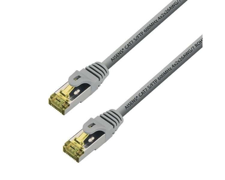 Cable de red rj45 sftp aisens a146-0338 cat.7/ 10m/ gris