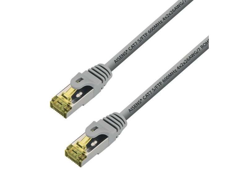 Cable de red rj45 sftp aisens a146-0339 cat.7/ 15m/ gris