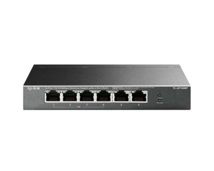 Switch tp-link tl-sf1006p 6 puertos/ rj-45 10/100 poe