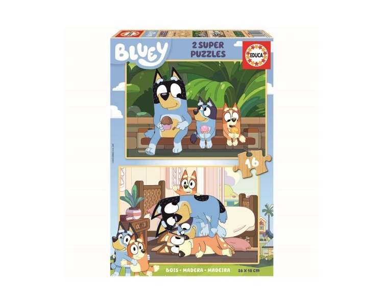 Educa - 2x16 Bluey 2 Puzzles (80-19406)