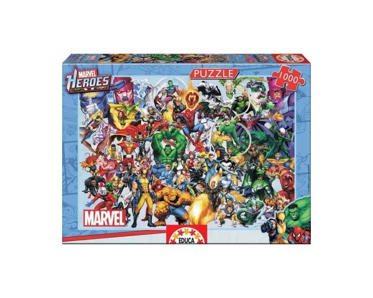 Rompecabezas Educa - 1000 Piezas Marvel Heroes s (80-15193)_x000D_