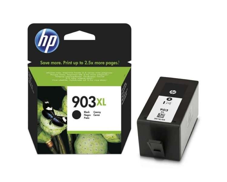 Cartucho de tinta original hp nº903 xl alta capacidad/ negro