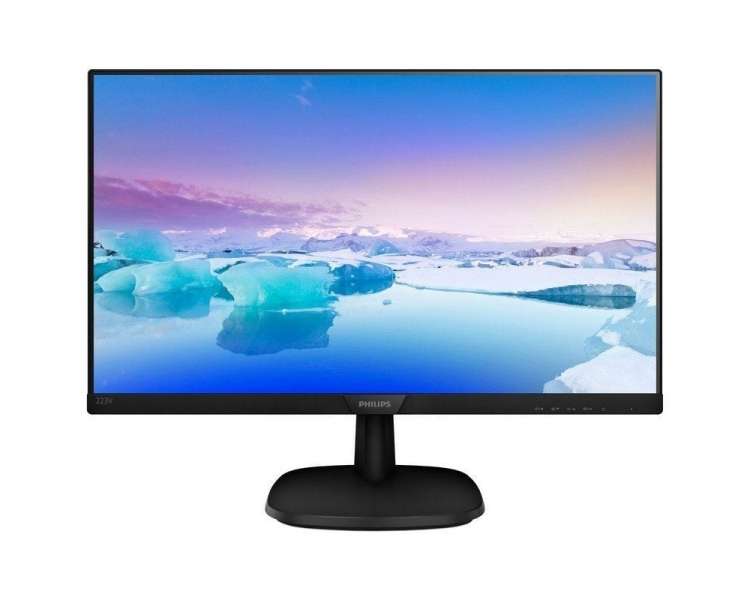 Monitor philips 243v7qdab 23.8'/ full hd/ multimedia/ negro