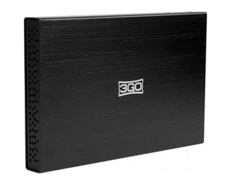 Caja externa para disco duro de 2.5' 3go hdd25bk12/ usb 2.0