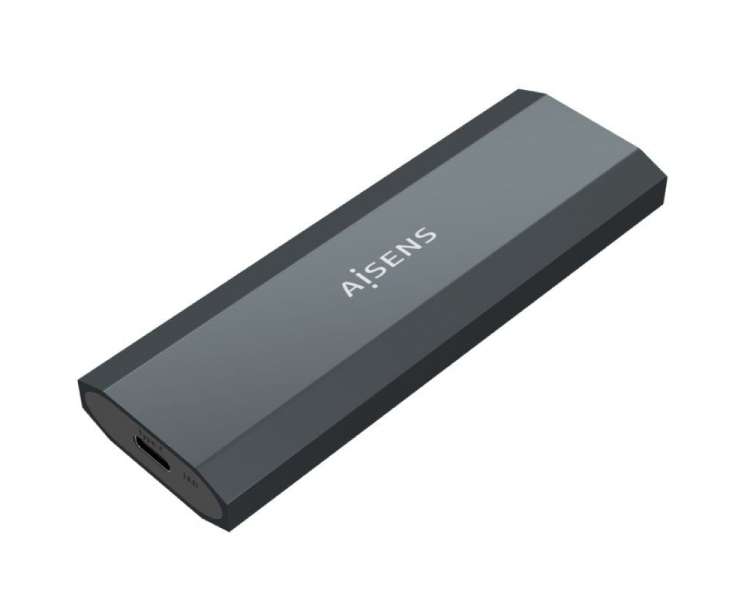 Caja externa para disco ssd m.2 sata/nvme aisens asm2-018gr/ usb 3.1/ sin tornillos