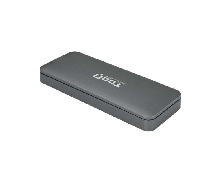 Caja externa para disco ssd m.2 sata tooq tqe-2281g/ usb 3.0/ sin tornillos