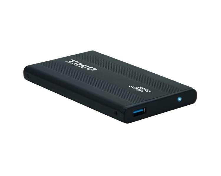 Caja externa para disco duro de 2.5' tooq tqe-2524b/ usb 3.1